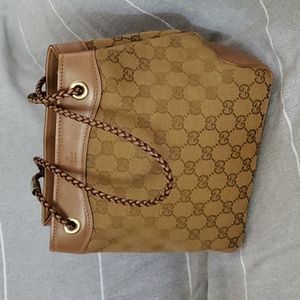 Gucci Woven Handle Tote